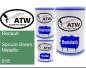 Preview: Renault, Spruce Green Metallic, 918: 500ml Lackdose + 500ml Klarlack + 250ml Härter - Set, von ATW Autoteile West.